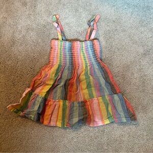 Kids Colorful Striped Sundress